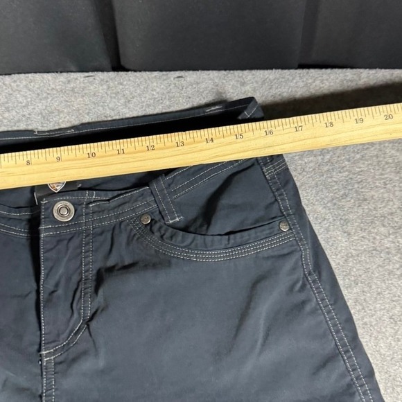 Kuhl Womens Splash Roll-Up Pants 32x32 Charcoal Grey Vintage Patina Dye Size 10 - Picture 6 of 10